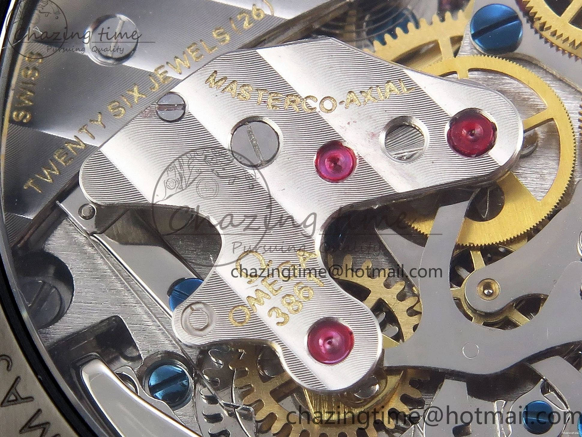 0515 Speedmaster Black Benom PVD Moon RMF Best Edition on PVD Bracelet Lemania HW WrinkleFree 7727